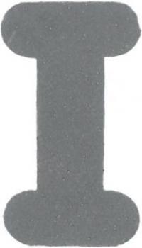 Bügelapplikation Reflex Buchstabe i  30x34mm